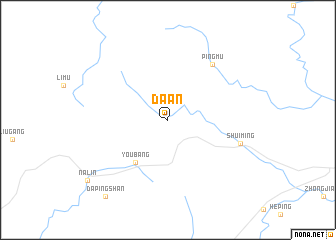 map of Da\