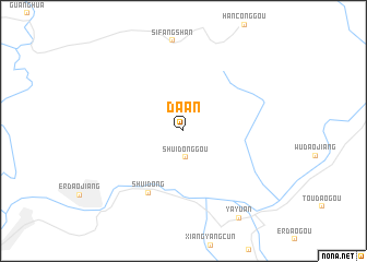 map of Da\