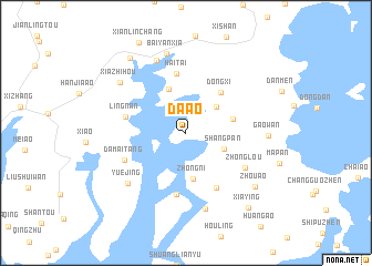 map of Da\