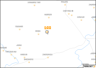 map of Da\