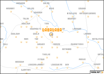 map of Daba Daba