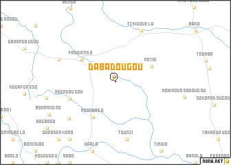 map of Dabadougou