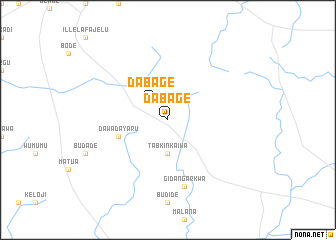 map of Dabage