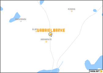 map of Dabaï el Barké