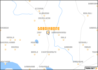 map of Dabaï Mbaré