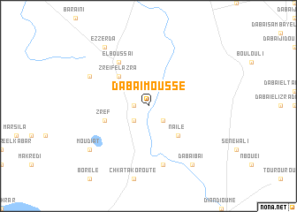 map of Dabaï Moussé