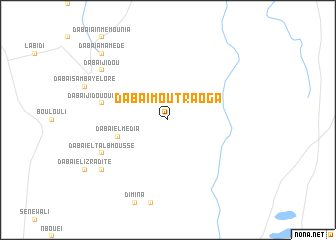 map of Dabaï Moutraoga