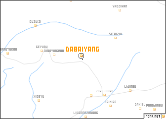 map of Dabaiyang