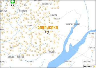 map of Dabaj Kāka