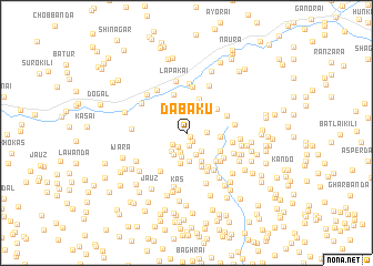 map of Dabaku