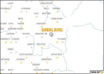 map of Dabalaing