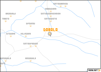 map of Dabala