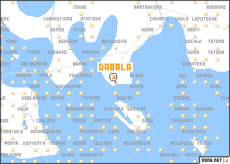 map of Dabala