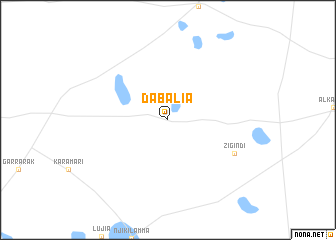 map of Dabalia