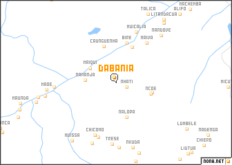 map of Dabania