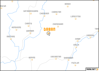 map of Daban