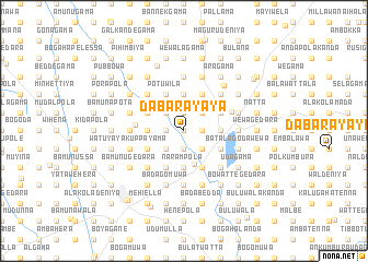 map of Dabarayaya