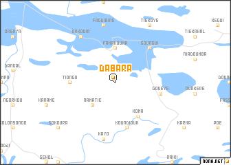 map of Dabara