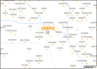 map of Dabaré