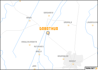 map of Dabathua
