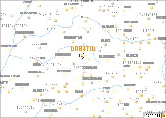 map of Ḑabātid