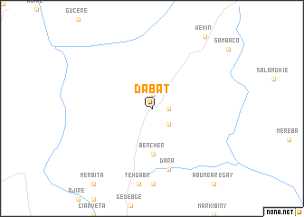 map of Dabat