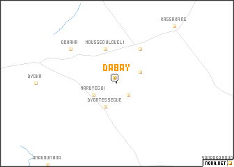 map of Dabay