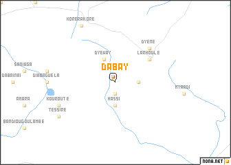 map of Dabay