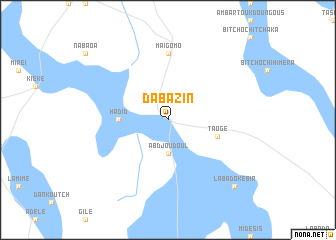 map of Dabazin