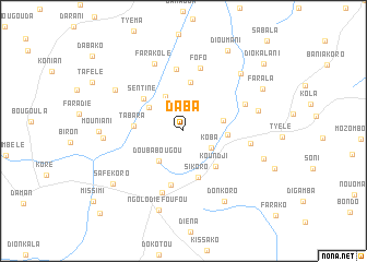 map of Daba