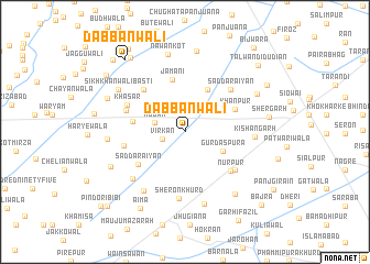 map of Dabbānwāli