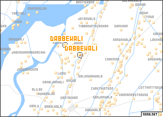 map of Dabbewāli