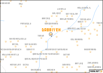 map of Dabbīyeh