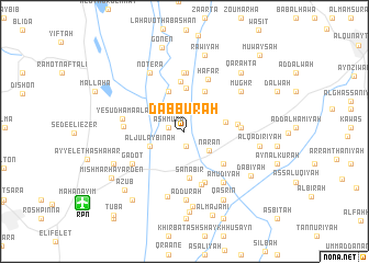 map of Dabbūrah