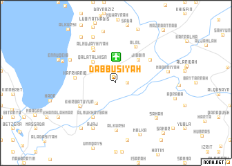 map of Dabbūsīyah