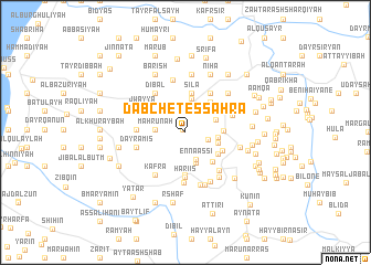 map of Dabchet es Sahra