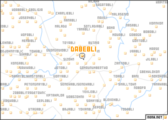 map of Dabebli