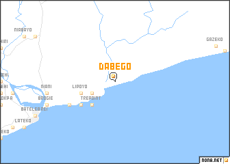 map of Dabégo