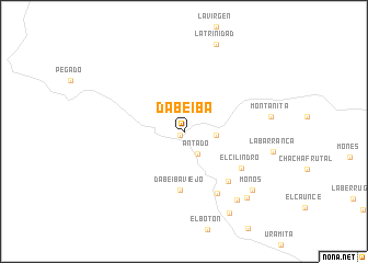 map of Dabeiba