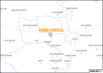map of Dabeijiangu