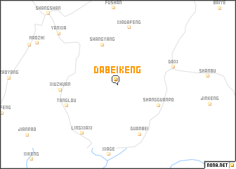 map of Dabeikeng