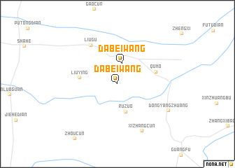 map of Dabeiwang