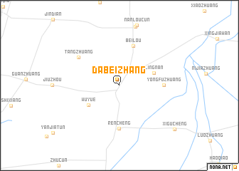 map of Dabeizhang