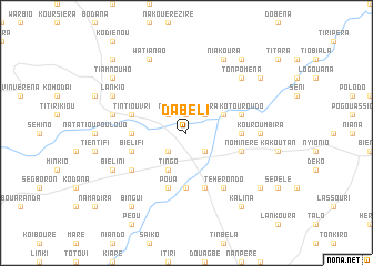 map of Dabéli