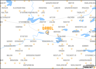 map of Dabel