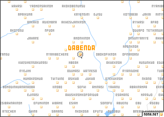 map of Dabenda