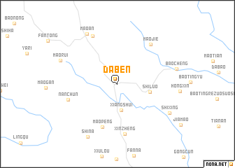 map of Daben