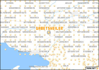 map of Dabetsweiler