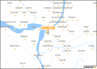 map of Dabewa