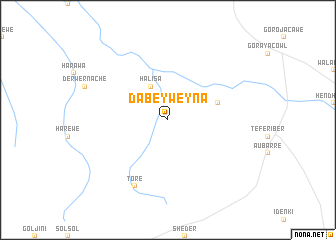 map of Dabēy Wēyna
